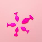 iNutty Silicone Jeweled Butt Plug Set – 3-Piece Collection