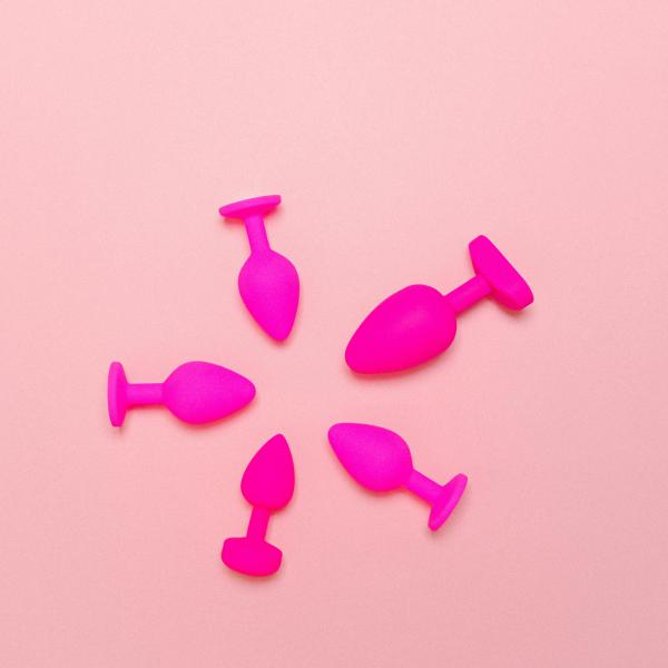 iNutty Silicone Jeweled Butt Plug Set – 3-Piece Collection