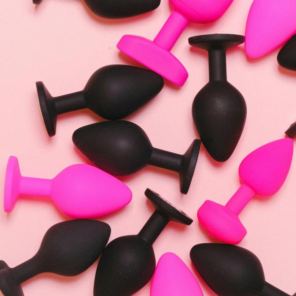 iNutty Silicone Jeweled Butt Plug Set – 3-Piece Collection